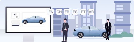 multilingual car specs library